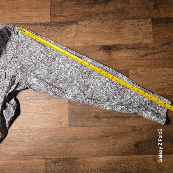 Cody James paisley snap button down size large - Picture 4 of 8